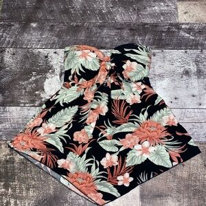 Floral Strapless Top